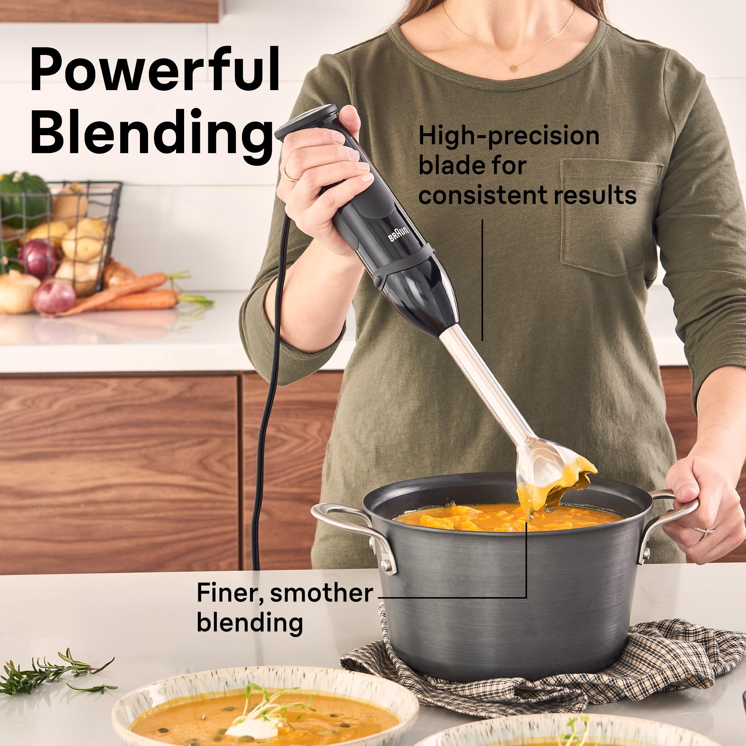 BRAUN Multi Quick 5V 400W ブレンダー Braun MultiQuick Vario 5 Handheld Immersion Blender – 21